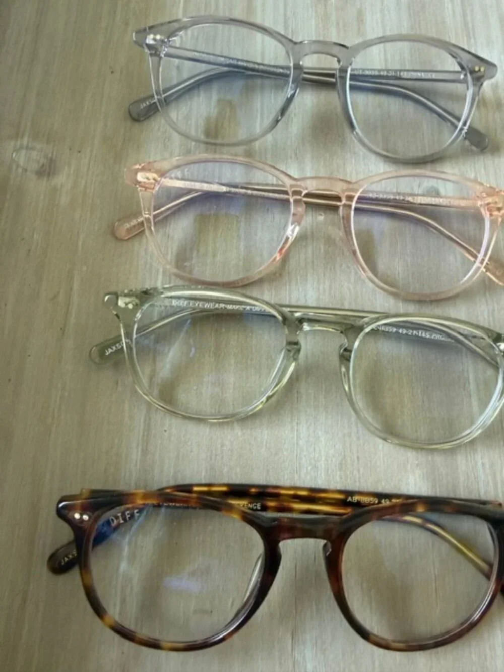 diff eyewear jaxson lot of 4 new